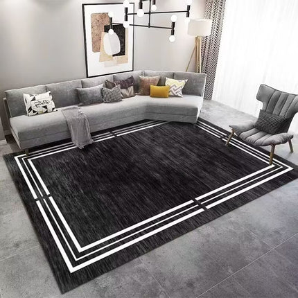 Geometric Pattern Home Decor Indoor Area Rug - Washable Premium Carpet Rugs for Living Room Bedroom Dining Room And Office