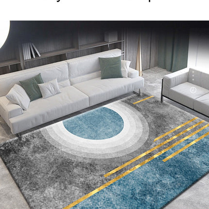 Washable Rug Ultra Soft Area Rug Non Slip Abstract Geometric Carpet Stain Resistant Rugs for Living Room Bedroom Modern Art Carpets