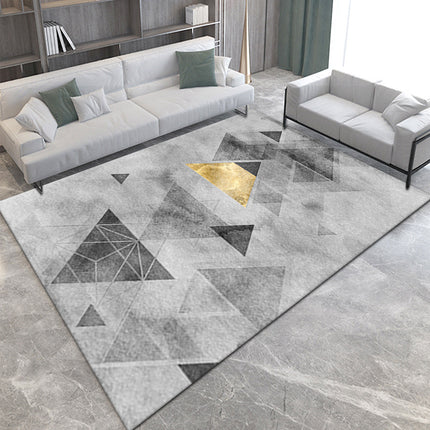 Home Rug Ultra Soft Area Rug Non Slip Abstract Geometric Carpet Stain Resistant Rugs for Living Room Bedroom Modern Art Carpets