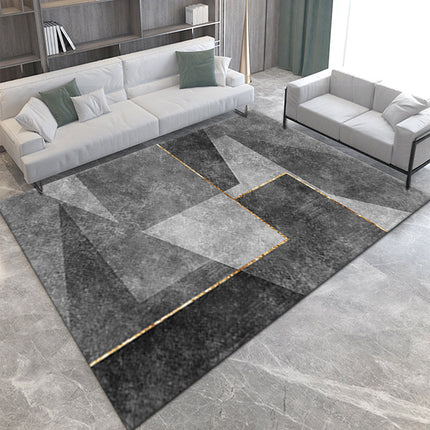 Washable Rug Ultra Soft Area Rug Non Slip Abstract Geometric Carpet Stain Resistant Rugs for Living Room Bedroom