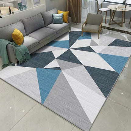 Tapis abstrait tapis géométriques, tapis simples et modernes, tapis d'intérieur confortables et doux pour le salon et la chambre à coucher