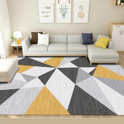 Tapis abstrait tapis géométriques, tapis simples et modernes, tapis d'intérieur confortables et doux pour le salon et la chambre à coucher