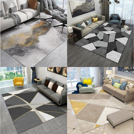 Tapis Tapis Tapis Géométriques, Tapis Simples Modernes Les Tapis d'intérieur sont Confortables et Doux pour Le Salon Chambre