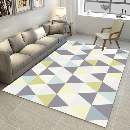 Modern Geometric Easy Rug Indoor Carpet Washable Rugs And Carpet Bedroom Area Rug Contemporary Non Slip Natural Rugs for Living Room