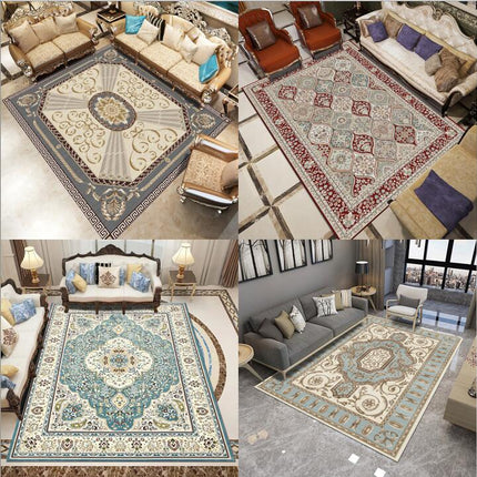 Home Area Rug Washable Bedroom Rug Non-Slip Colorful Accent Throw Rugs for Living Room Kitchen Floor Large Floor Rugs