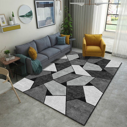 Abstract Geometric Area Rug Floor Carpet Washable Rug Accent Rugs for Indoor Outdoor Kitchen/Hallway/Bedroom/Living Room Rug Carpet