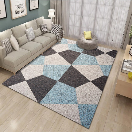 Abstract Geometric Area Rug Floor Carpet Washable Rug Accent Rugs for Indoor Outdoor Kitchen/Hallway/Bedroom/Living Room Rug Carpet