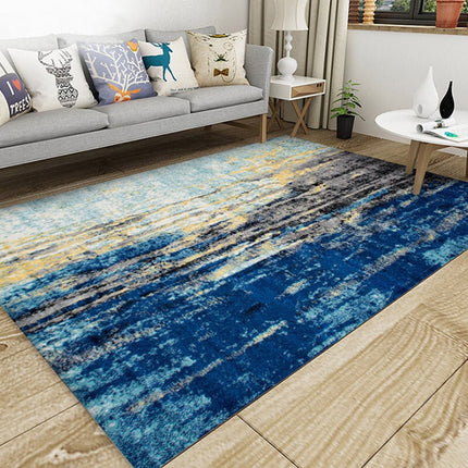 Abstract Geometric Area Rug Floor Carpet Washable Rug Accent Rugs for Indoor Outdoor Kitchen/Hallway/Bedroom/Living Room Rug Carpet