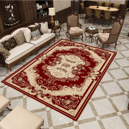 Boho Living Room Rug Washable Rugs And Carpet Soft Non-Slip Rug Traditional Floral Throw Rugs for Bedroom Kitchen Indoor Area Rugs