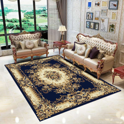 Boho Living Room Rug Washable Rugs And Carpet Soft Non-Slip Rug Traditional Floral Throw Rugs for Bedroom Kitchen Indoor Area Rugs