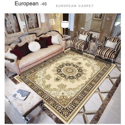 Teppich für Zuhause, Wohnzimmer, waschbare Teppiche und Teppiche, weicher, rutschfester Teppich, traditionelle Blumen-Überwurfteppiche für Schlafzimmer, Küche, Innenbereich