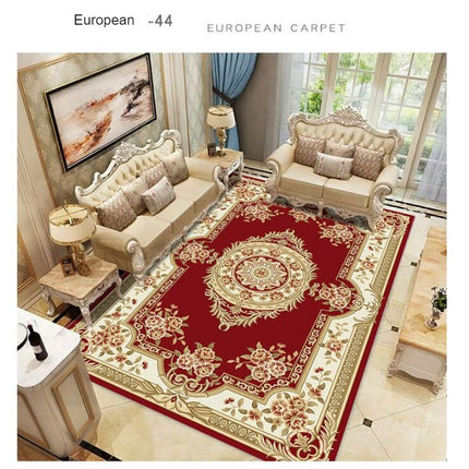 Teppich für Zuhause, Wohnzimmer, waschbare Teppiche und Teppiche, weicher, rutschfester Teppich, traditionelle Blumen-Überwurfteppiche für Schlafzimmer, Küche, Innenbereich