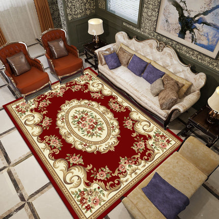 Teppich für Zuhause, Wohnzimmer, waschbare Teppiche und Teppiche, weicher, rutschfester Teppich, traditionelle Blumen-Überwurfteppiche für Schlafzimmer, Küche, Innenbereich