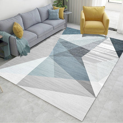 Area Rug Washable Modern Geometric Non Slip Rugs And Carpet Contemporary Soft Carpet Kitchen Living Room Bedroom