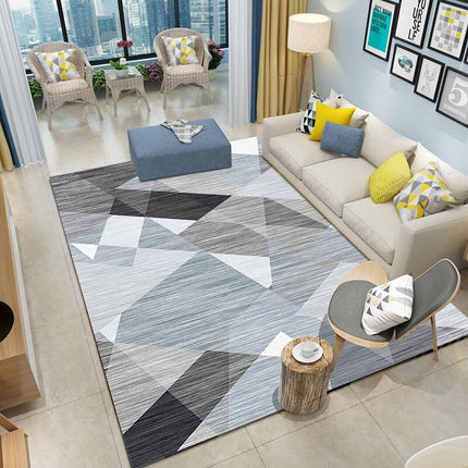 Area Rug Washable Modern Geometric Non Slip Rugs And Carpet Contemporary Soft Carpet Kitchen Living Room Bedroom
