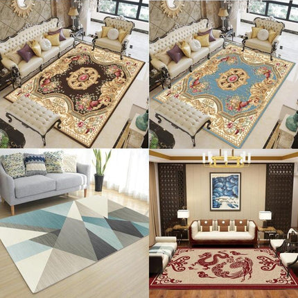 Vintage Carpets Non Slip Rug for Hallway Washable Retro Area Rug Traditional Rugs And Carpet for Bedroom Living Room