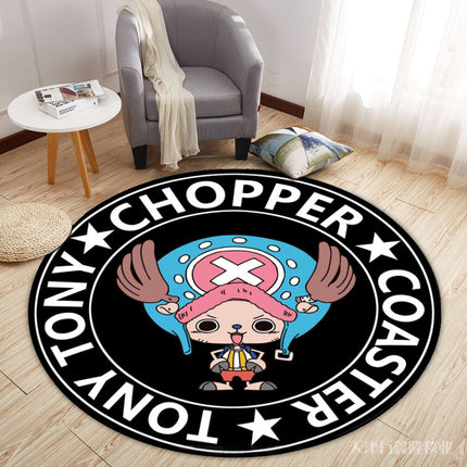 Round Kids Rug, Circle Animal Rug Soft Plush Non-Slip Rugs And Carpet Carpets for Bedroom Living Room Kids Room Playroom Decor