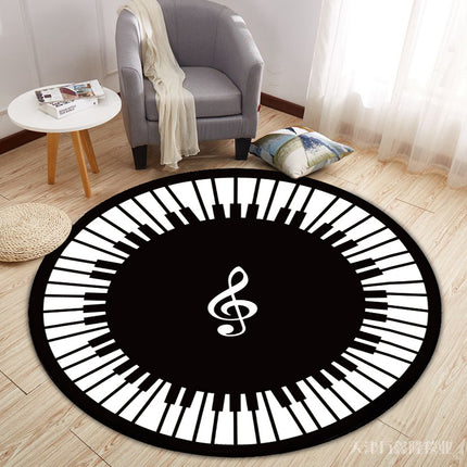 Round Kids Rug, Circle Animal Rug Soft Plush Non-Slip Rugs And Carpet Carpets for Bedroom Living Room Kids Room Playroom Decor