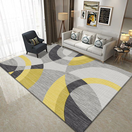 Modern Abstract Area Rugs Carpet Geometric Rugs And Carpet for Living Room Soft Non Skid Low Pile Indoor Carpets for Dining Room