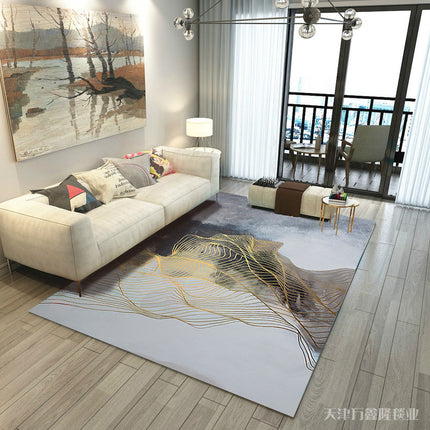 Modern Abstract Large Rugs And Carpet,Geometric Pattern Home Decor Area Rug Washable Premium Carpet for Living Room Bedroom Dining Room Office