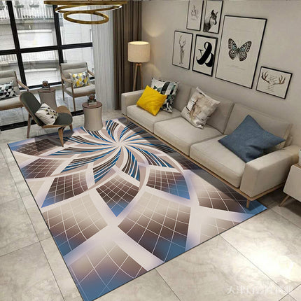 Abstract Large Rugs And Carpet,Geometric Pattern Home Decor Area Rug Washable Premium Carpet for Living Room Bedroom Dining Room