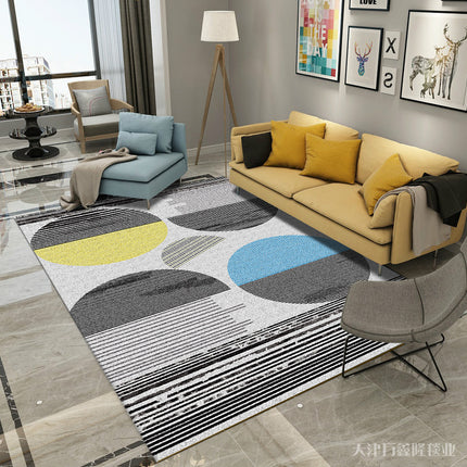 Abstract Large Rugs And Carpet,Geometric Pattern Home Decor Area Rug Washable Premium Carpet for Living Room Bedroom Dining Room