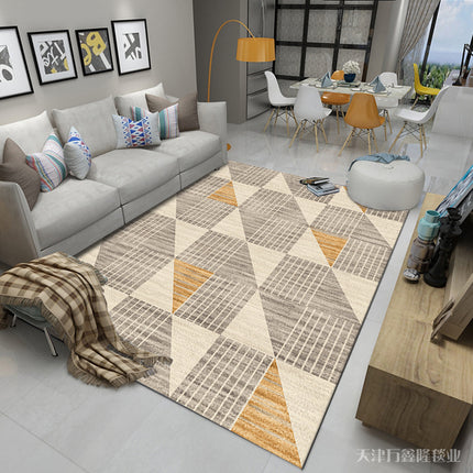 Abstract Large Rugs And Carpet,Geometric Pattern Home Decor Area Rug Washable Premium Carpet for Living Room Bedroom Dining Room