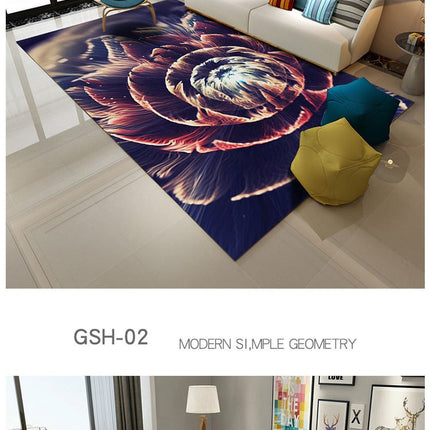 Modern Abstract Large Rugs And Carpet,Geometric Pattern Home Decor Area Rug Washable Premium Carpet for Living Room Bedroom Dining Room Office