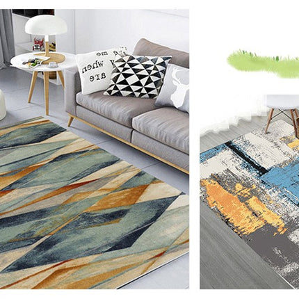 Indoor Area Rug Geometric Pattern Washable Area Rugs Carpet for Living Room Bedroom Kitchen Rugs And Carpet for Home