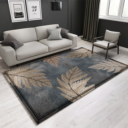 Tapis de Chambre à Coucher Tapis Moderne Abstrait Tapis Floral Tapis Lavable Mince pour Chambre à Coucher entrée Cuisine Salon