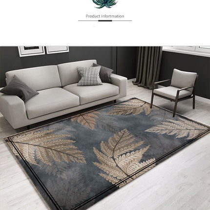 Tapis de Chambre à Coucher Tapis Moderne Abstrait Tapis Floral Tapis Lavable Mince pour Chambre à Coucher entrée Cuisine Salon