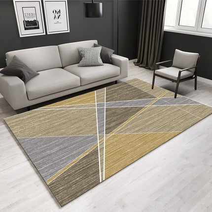 Ästhetische Schlafzimmerteppiche, moderner abstrakter Teppich, florale Teppiche, waschbar, dünn, für Schlafzimmer und Wohnzimmer