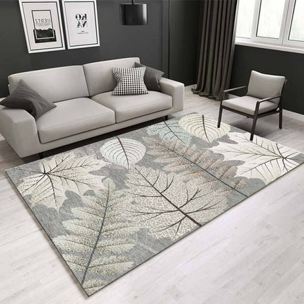 Ästhetische Schlafzimmerteppiche, moderner abstrakter Teppich, florale Teppiche, waschbar, dünn, für Schlafzimmer und Wohnzimmer