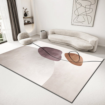 Kunstbereich-Teppich, moderne Teppiche, minimalistisch, abstrakt, geometrisch, für den Innenbereich, weiche Teppiche und Teppiche für Wohnzimmer, Schlafzimmer, Esszimmer und Büro