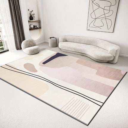 Kunstbereich-Teppich, moderne Teppiche, minimalistisch, abstrakt, geometrisch, für den Innenbereich, weiche Teppiche und Teppiche für Wohnzimmer, Schlafzimmer, Esszimmer und Büro