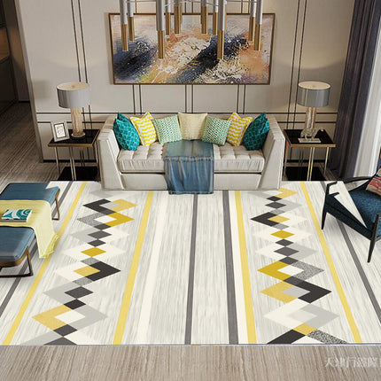 Modern Minimalist Rugs And Carpet,Geometric Abstract Rug Area Rugs for Living Room Bedroom Kitchen Soft Washable Carpets Indoor Non Slip Rugs