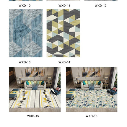 Modern Minimalist Rugs And Carpet,Geometric Abstract Rug Area Rugs for Living Room Bedroom Kitchen Soft Washable Carpets Indoor Non Slip Rugs