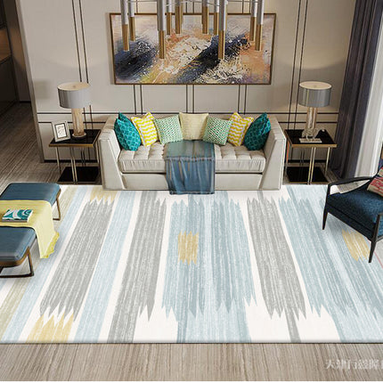 Modern Rugs And Carpet,Geometric Abstract Rug Area Rugs for Living Room Bedroom Kitchen Soft Washable Carpets Indoor Non Slip Rugs
