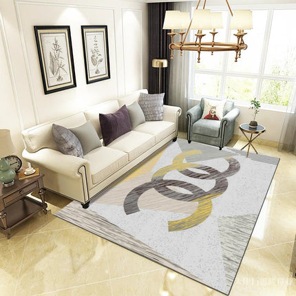 Modern Rugs And Carpet,Geometric Abstract Rug Area Rugs for Living Room Bedroom Kitchen Soft Washable Carpets Indoor Non Slip Rugs