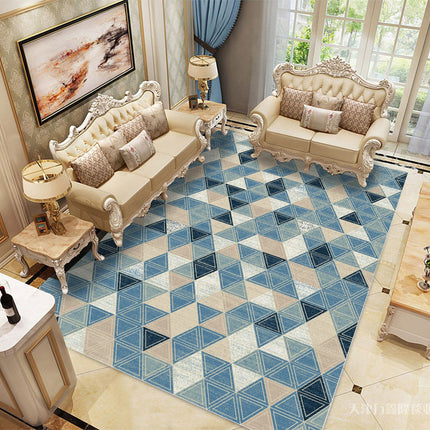 Modern Rugs And Carpet,Geometric Abstract Rug Area Rugs for Living Room Bedroom Kitchen Soft Washable Carpets Indoor Non Slip Rugs