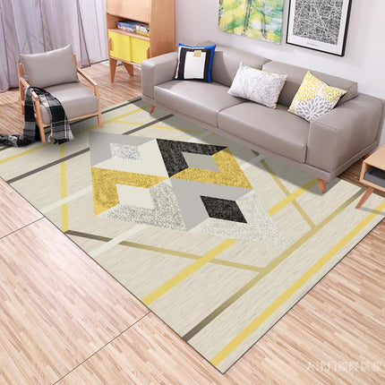 Modern Rugs And Carpet,Geometric Abstract Rug Area Rugs for Living Room Bedroom Kitchen Soft Washable Carpets Indoor Non Slip Rugs