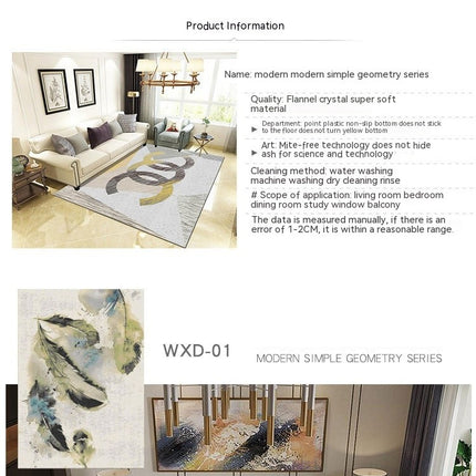 Modern Rugs And Carpet,Geometric Abstract Rug Area Rugs for Living Room Bedroom Kitchen Soft Washable Carpets Indoor Non Slip Rugs