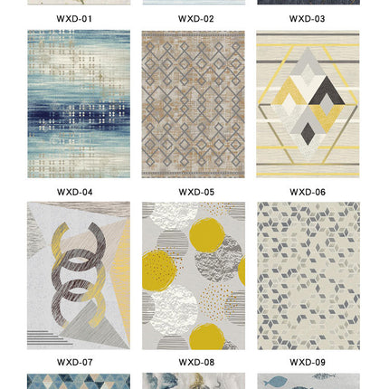 Modern Rugs And Carpet,Geometric Abstract Rug Area Rugs for Living Room Bedroom Kitchen Soft Washable Carpets Indoor Non Slip Rugs