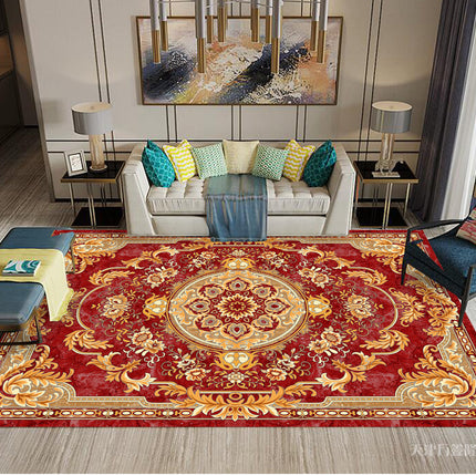 Living Room Rugs European style Area Rug Non Slip Entryway Rug Washable Bedroom Carpets Rugs And Carpet for Front Door Entrance Bath Laundry