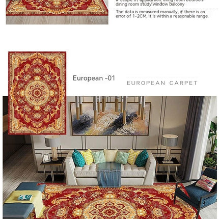 Wohnzimmerteppiche im europäischen Stil, rutschfester Eingangsteppich, waschbare Schlafzimmerteppiche, Teppiche und Teppiche für Haustür, Eingang, Bad, Wäscherei