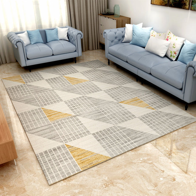 Moderne geometrische Teppiche, marokkanische Teppiche, rutschfeste Innenteppiche, große, waschbare, rutschfeste Schlafzimmermatte, Teppich für Wohnzimmer und Küche
