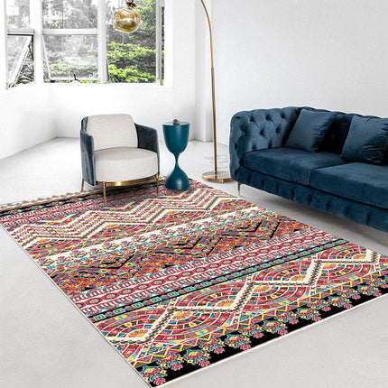 Area Rug Entryway Rugs Moroccan Rug Modern Geometric Accent Carpets Indoor Non Slip Rugs And Carpet Kitchen Living Room Bedroom Dining Room