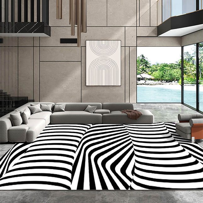 Visuelle optische 3D-Teppiche, 3D-Vortex-Illusionsteppiche, rutschfeste Teppiche, lustige Teppiche und Teppiche für Zuhause, Esszimmer, Schlafzimmer, Kinderzimmer, Wohnzimmer