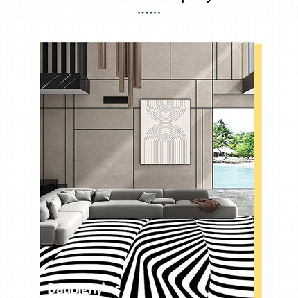 3D Visual Optical Rugs,3D Vortex Illusion Carpets Non-Slip Area Rugs Funny Rugs And Carpet for Home