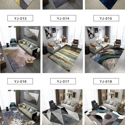 Haushaltsteppiche und Teppiche, abstrakt, für den Innenbereich, waschbar, Teppich für Wohnzimmer, Schlafzimmer, Büro, große Bodenteppiche